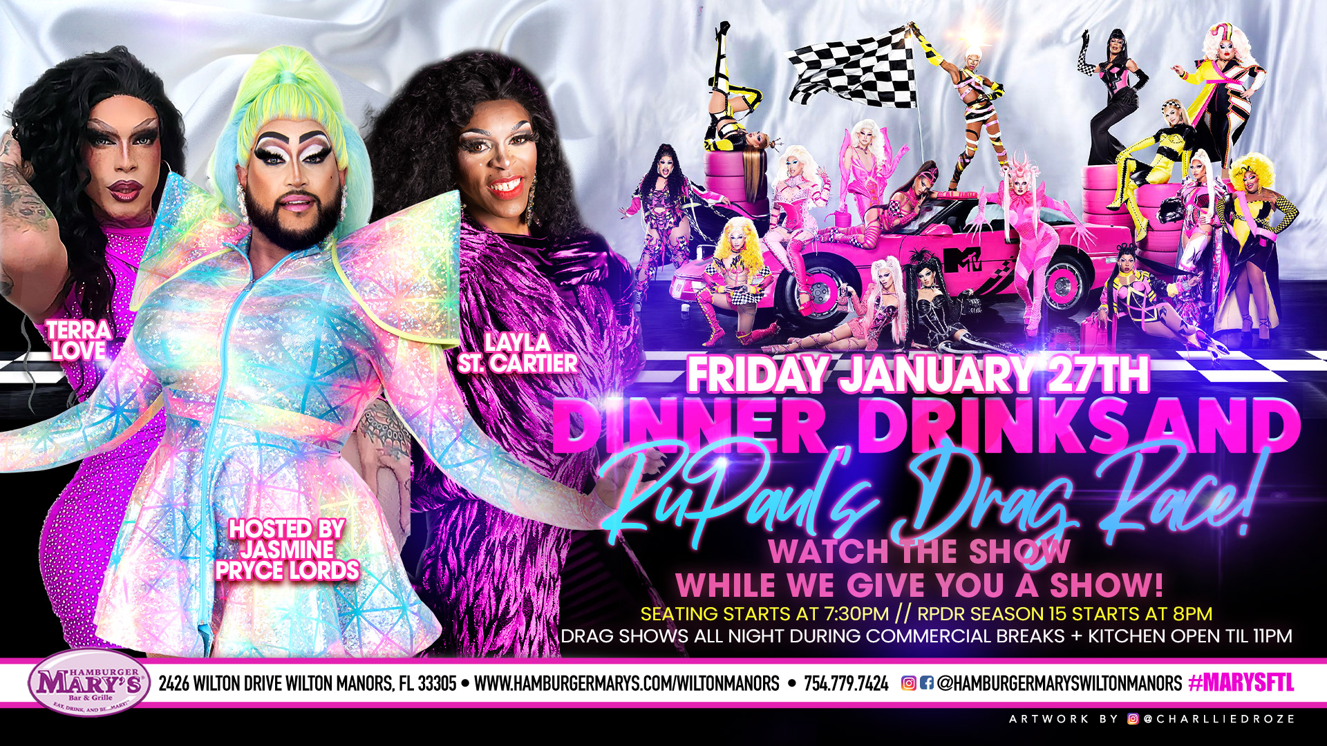 Rupauls Drag Race Watch Party Show 1 27 23 The Soul Of Miami