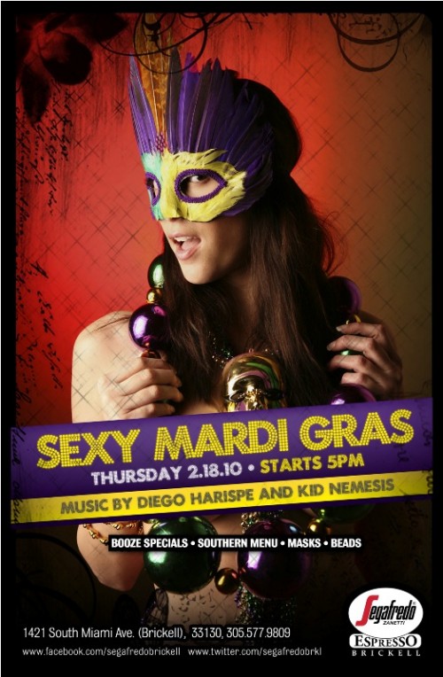 Sexy Mardi Gras At Segafredo Brickell 21810 The Soul Of Miami 7840