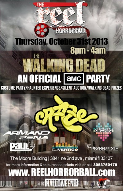 AMC Official The Walking Dead Halloween Party 10/31/13 - The Soul Of Miami