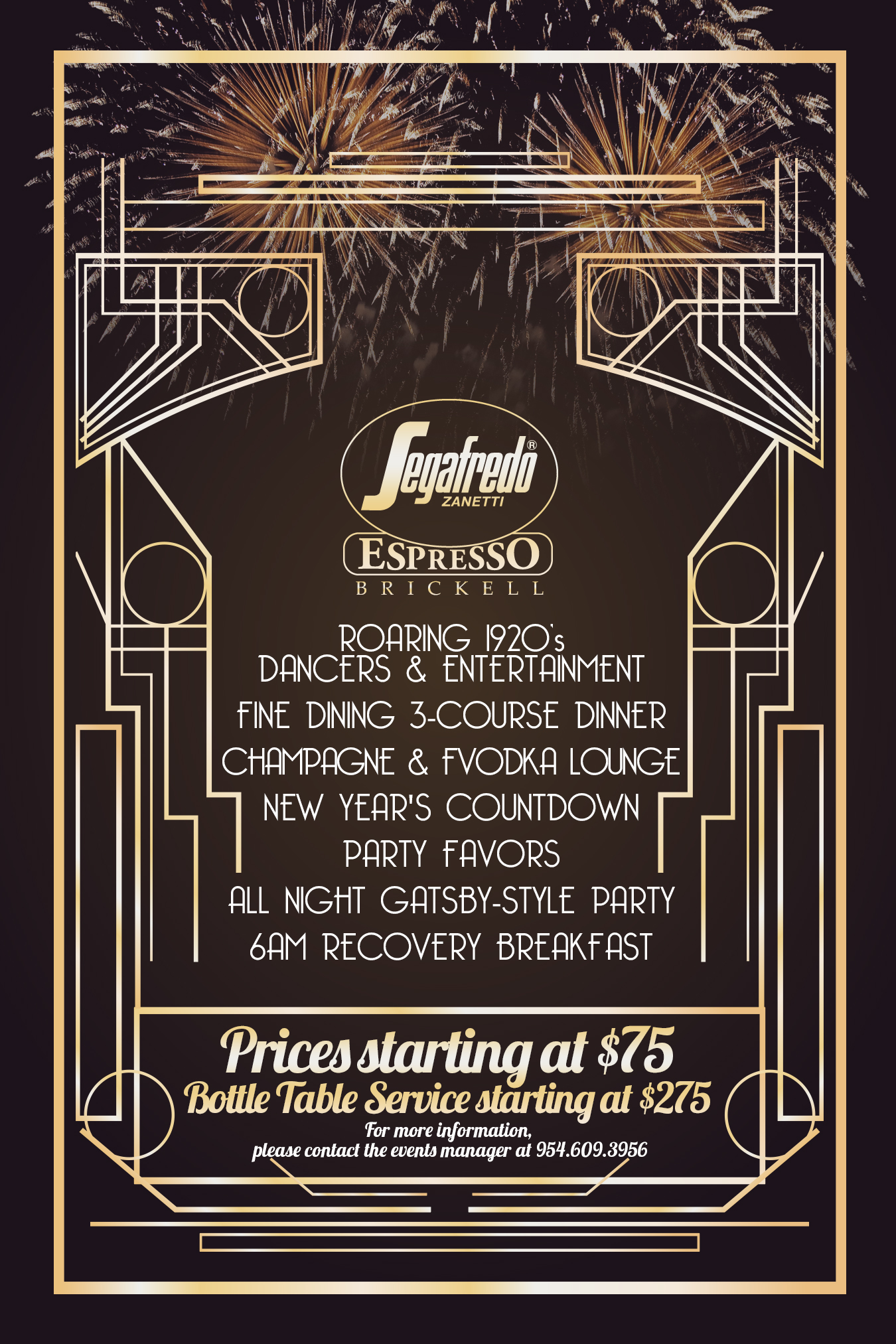 Segafredo Brickell & Spazio New Years Eve Party 12/31/13