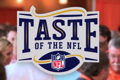 taste of the nfl announces annual event and fundraising campaign