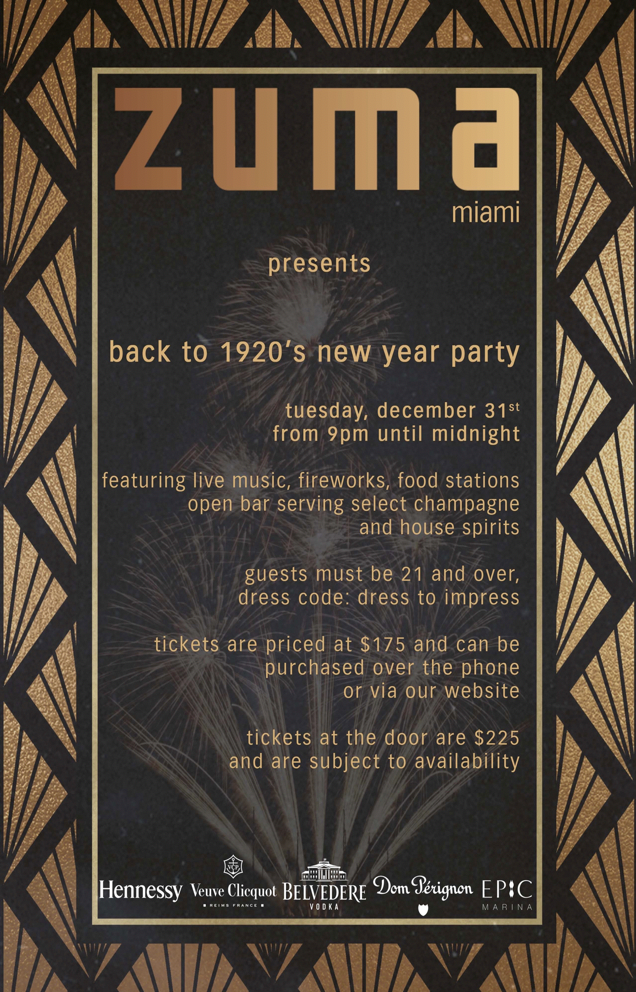 Zuma Miami is extremely humbled to announce we have been