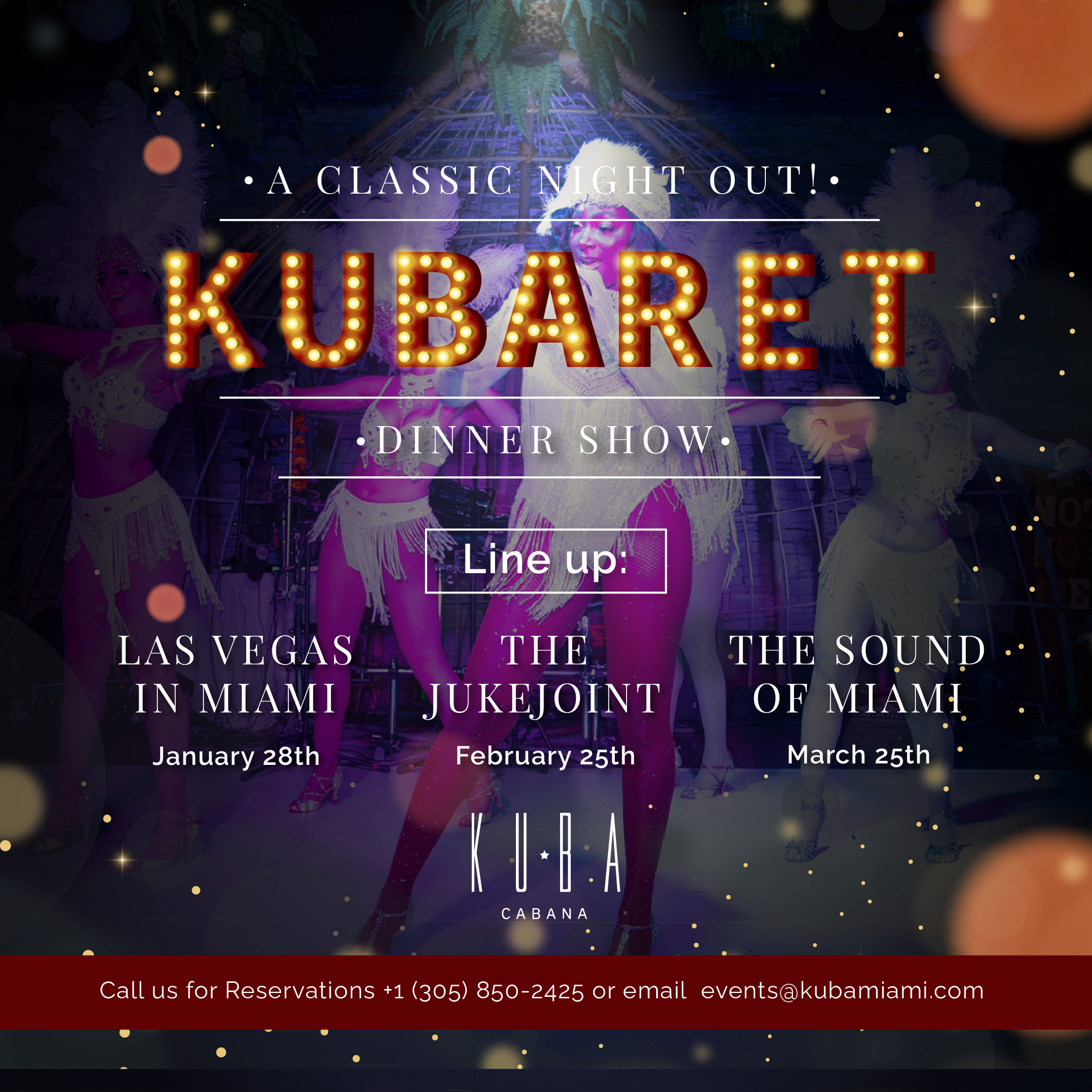 Kuba Cabana at CityPlace Doral to Present “Kubaret,” a Series of