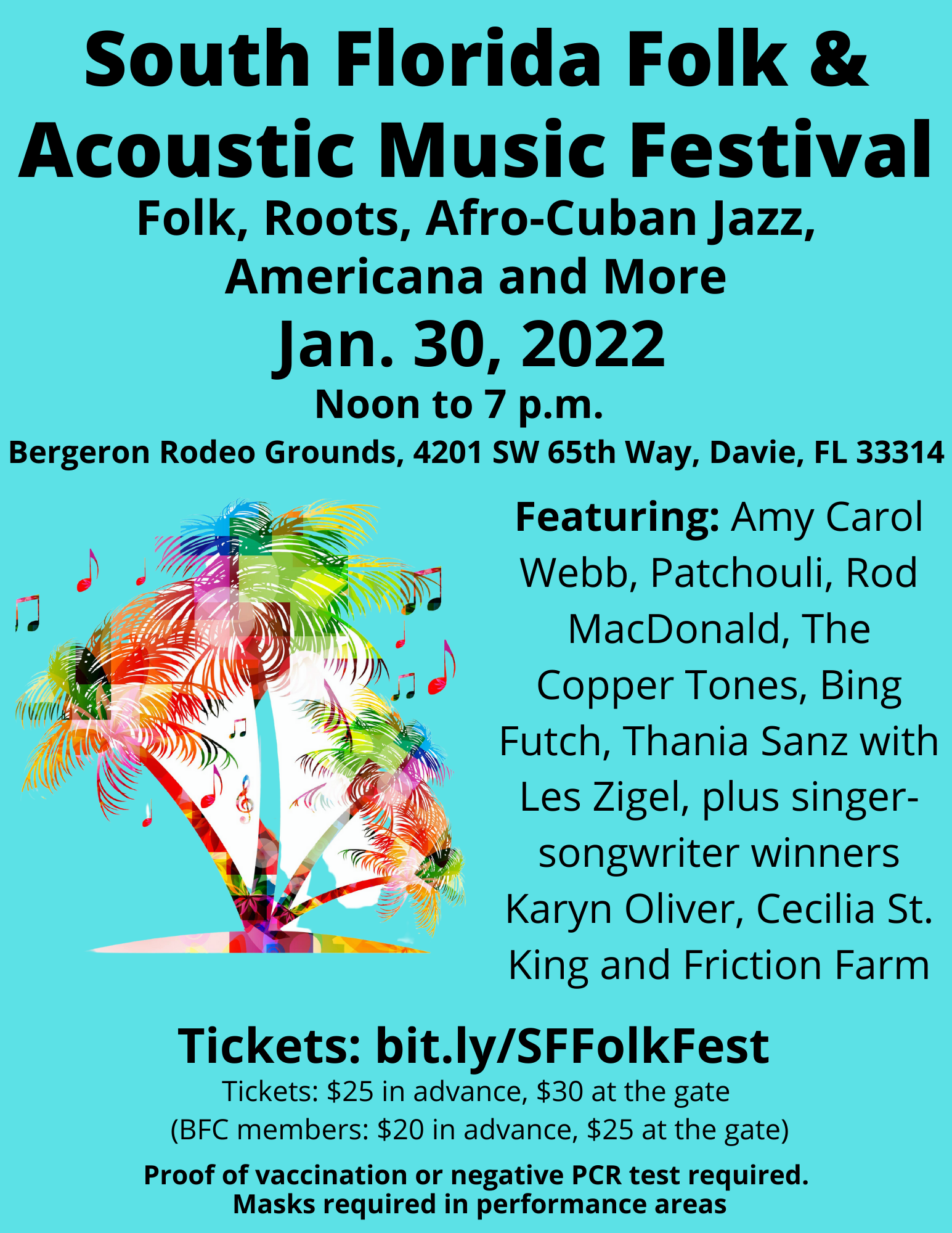 South Florida Folk & Acoustic Music Festival 1/30/22 The Soul Of Miami