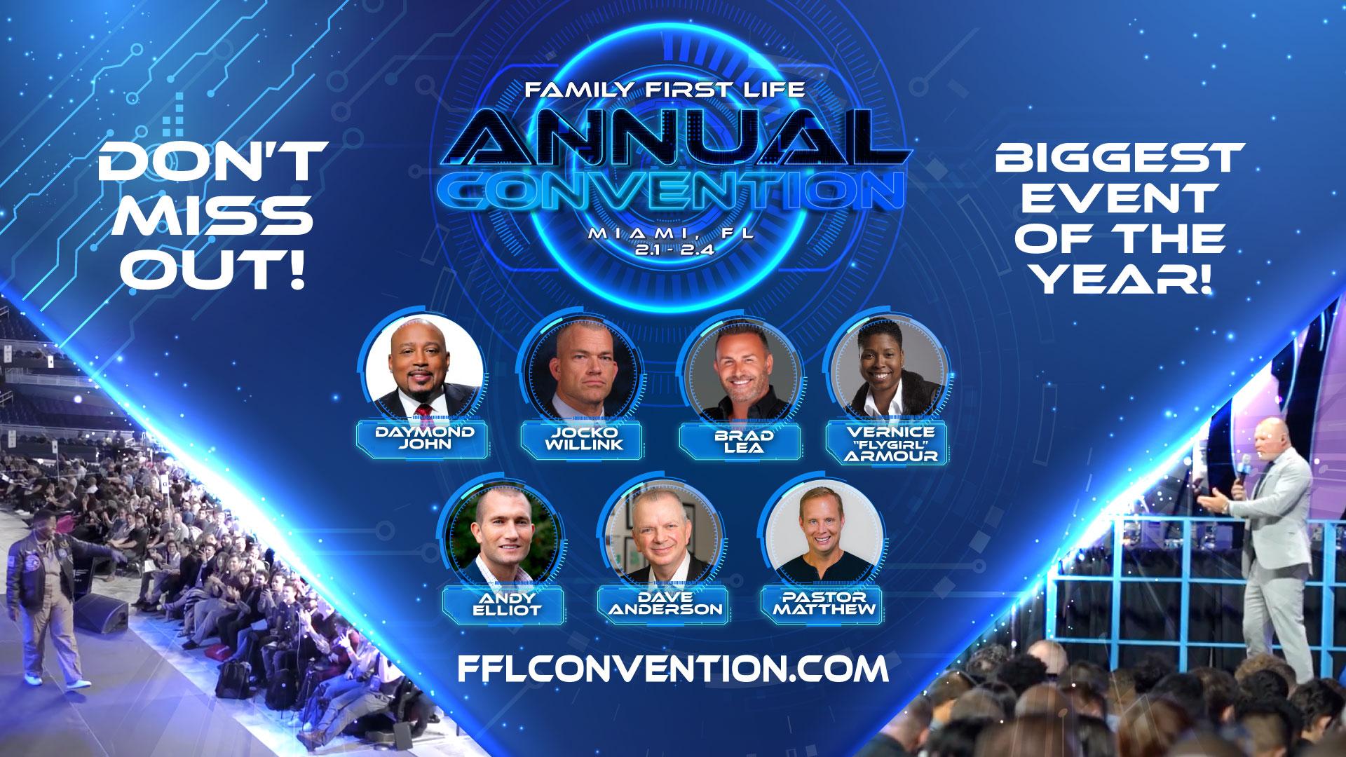 Family First Life Insurance Annual Convention 2/1/23, 2/2/23, 2/3/23, 2