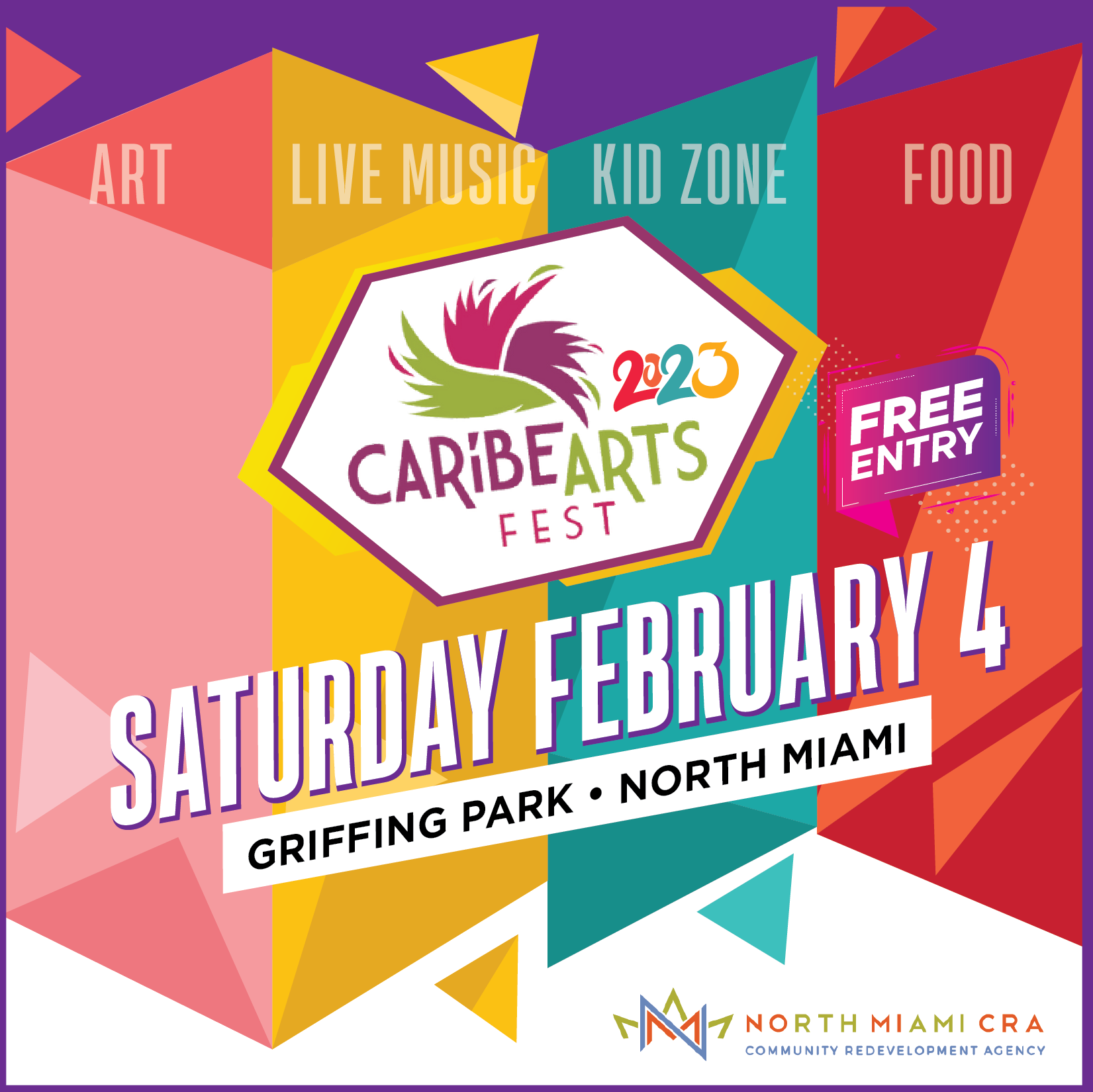 Caribe Arts Fest 2/4/23 The Soul Of Miami