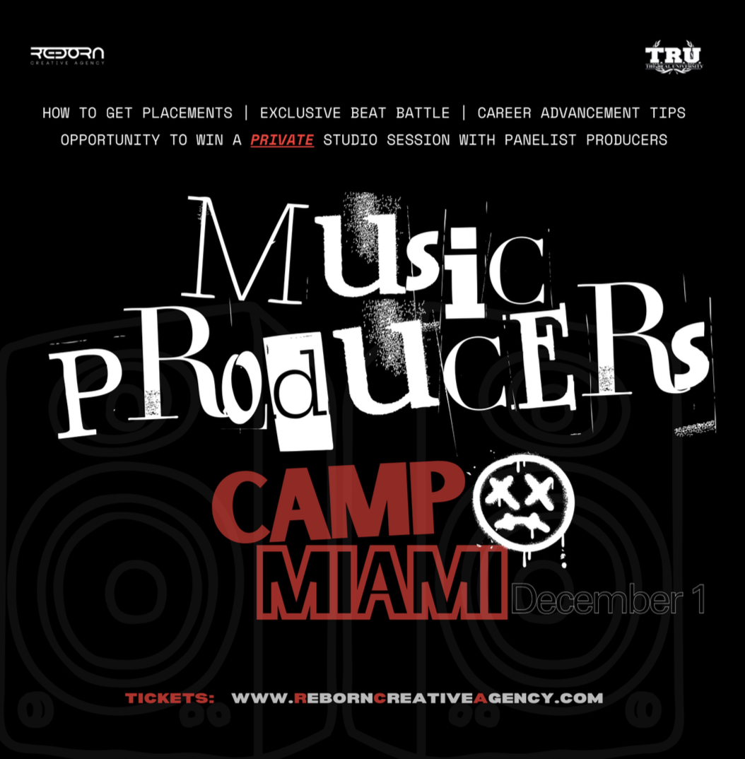 One day: Music Producers Camp 12/1/23 – The Soul Of Miami