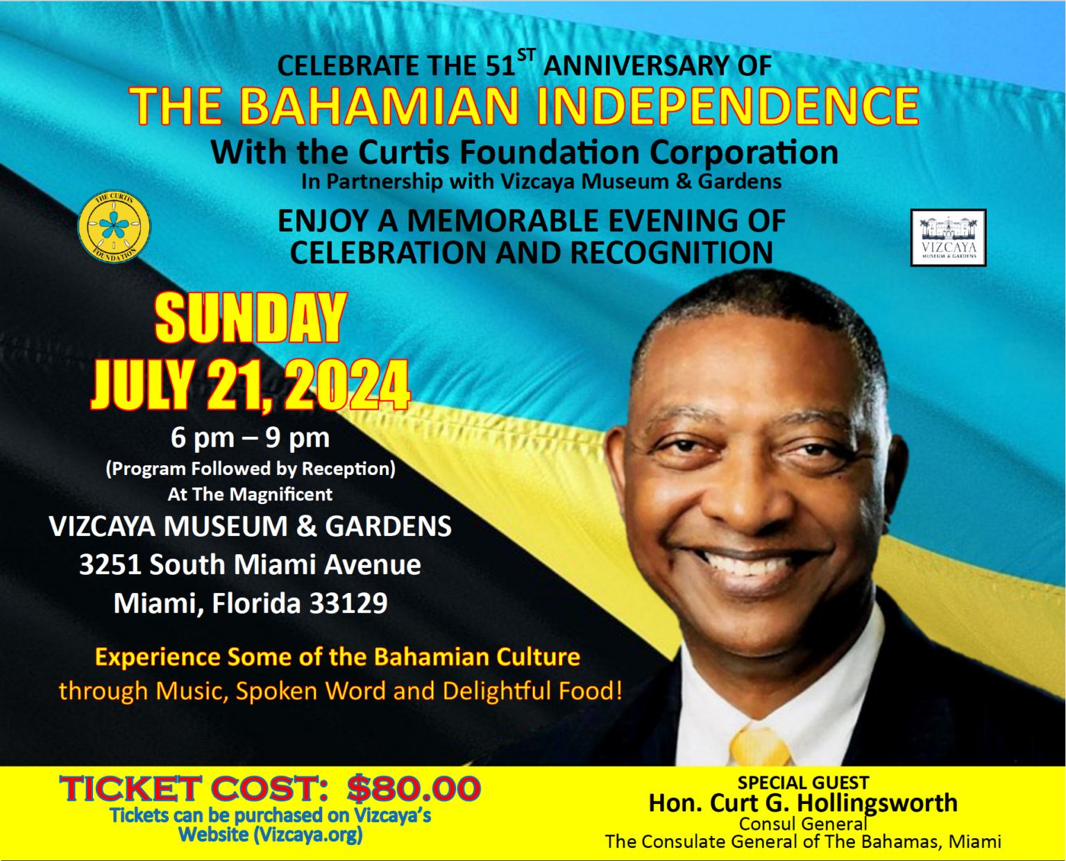 Bahamian Independence Celebration 7/21/24 – The Soul Of Miami